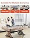 VEVOR 7ft Billiards Table Combo Set, 3-in-1 Multi Game Table with Dining, Pool, and Tennis Table, for Family Game Room Adults, Includes Full Set of Accessories, Wood Color with Grey Cloth