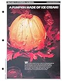 McCall's Cooking School Recipe Card: Holiday Delights 21 - Ice-Cream Pumpkin (Replacement McCall's Recipage or Recipe Card for 3-Ring Binders)