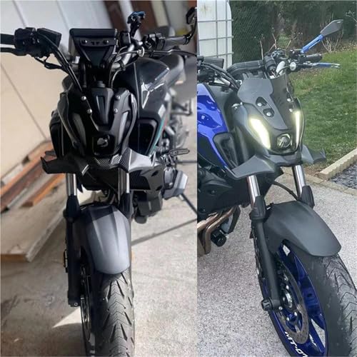 Déflecteur d'aile moto MT-07 look carbone pour vos sorties - 5