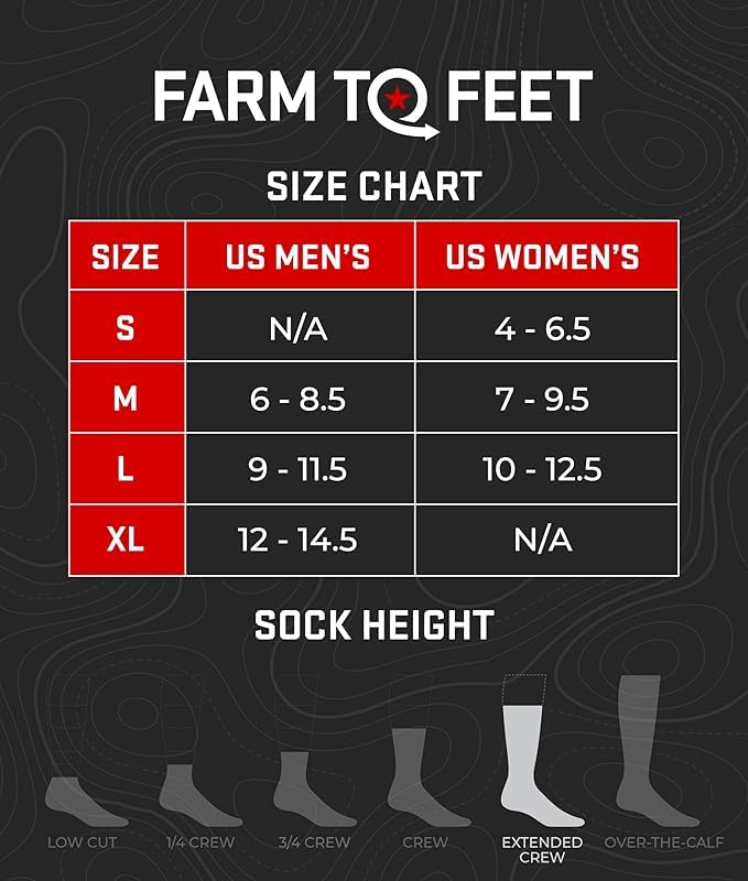 Farm to Feet Sentinel Light Cushion OTC Merino Wool Socks2