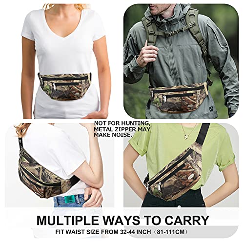 Entchin Fanny Pack for Hiking, Running and Travel (Camo)