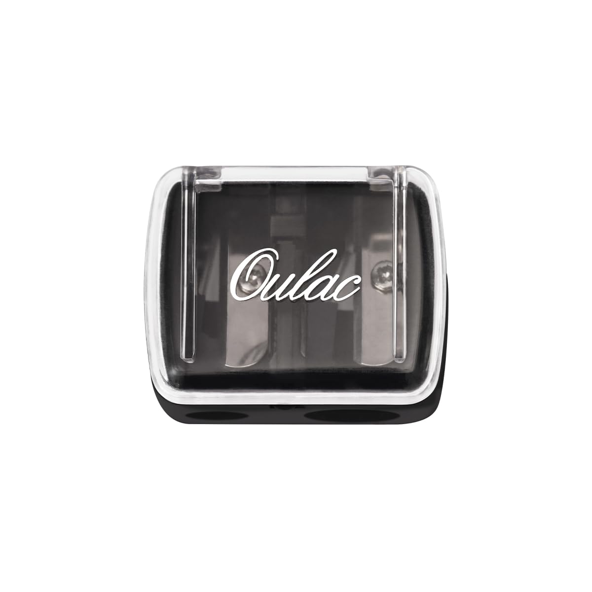 Oulac Eyeshadow Pencil Sharpener 2-in-1 Sharpener for Jumbo and Regular Eyeliner & Lip Liner Pencils No Mess, Professional Makeup Tool