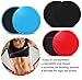 2 x Dual Sliding Discs Exercise Sliders Core Sliders Fitness Ultimate Trainer Gym Home Abdominal & Total Full Body Workout Equipment on ALL surfaces Slide Exercises (Black, Circle)