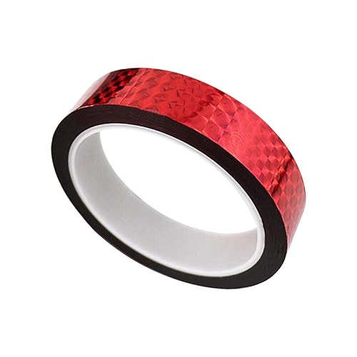 Miniatura 3 de jweemax Cinta decorativa, cinta adhesiva, adhesivo para álbumes de recortes, cinta washi de cuadrícula para manualidades, diseño de purpurina láser,