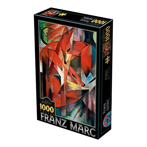 D-TOYS 1 Puzzle 1000 Pieces Franz Marc Foxes Cover