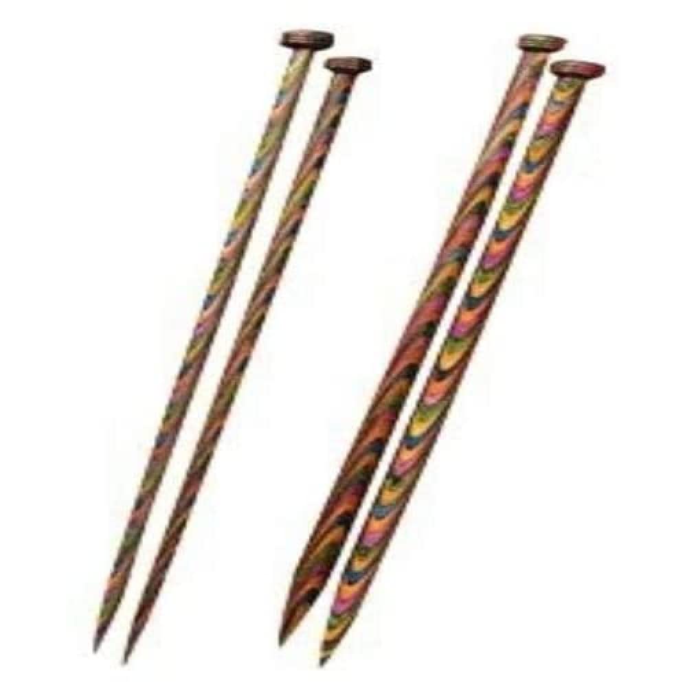 KnitPro 35 cm x 7 mm Symfonie Single Pointed Needles, Multi-Color