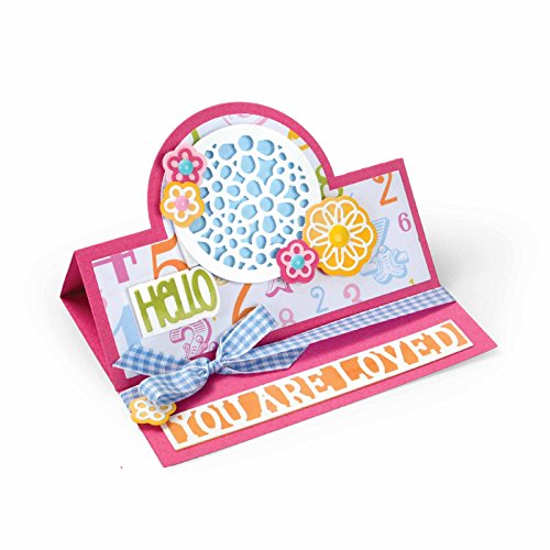 Sizzix 661566 Framelits Die Set, Card, Circle Stand-Ups by Stephanie Barnard (22-Pack)