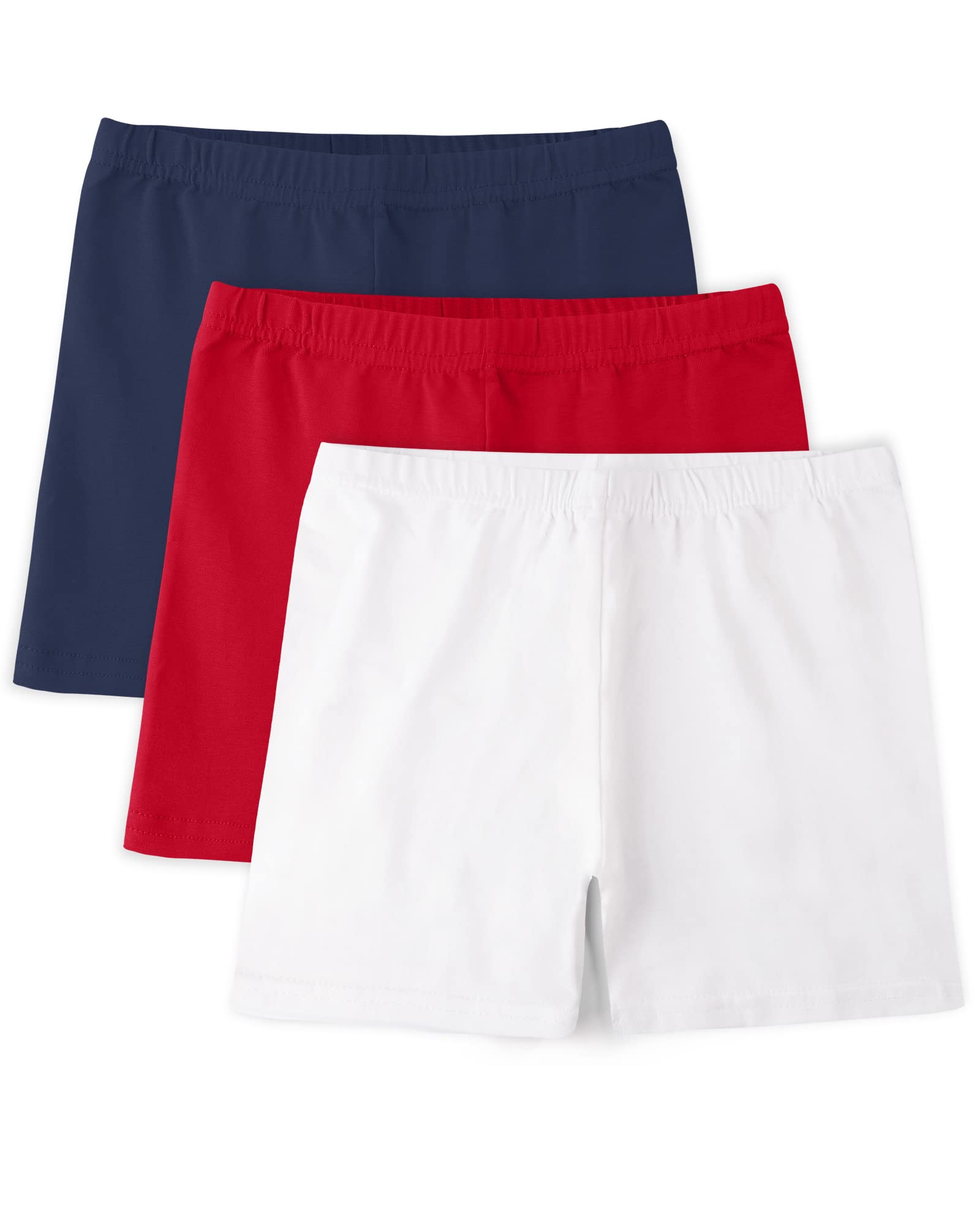 BOOPH Girls Bike Shorts Cartwheel Dance Shorts for Kids Under Dress 3 Pack