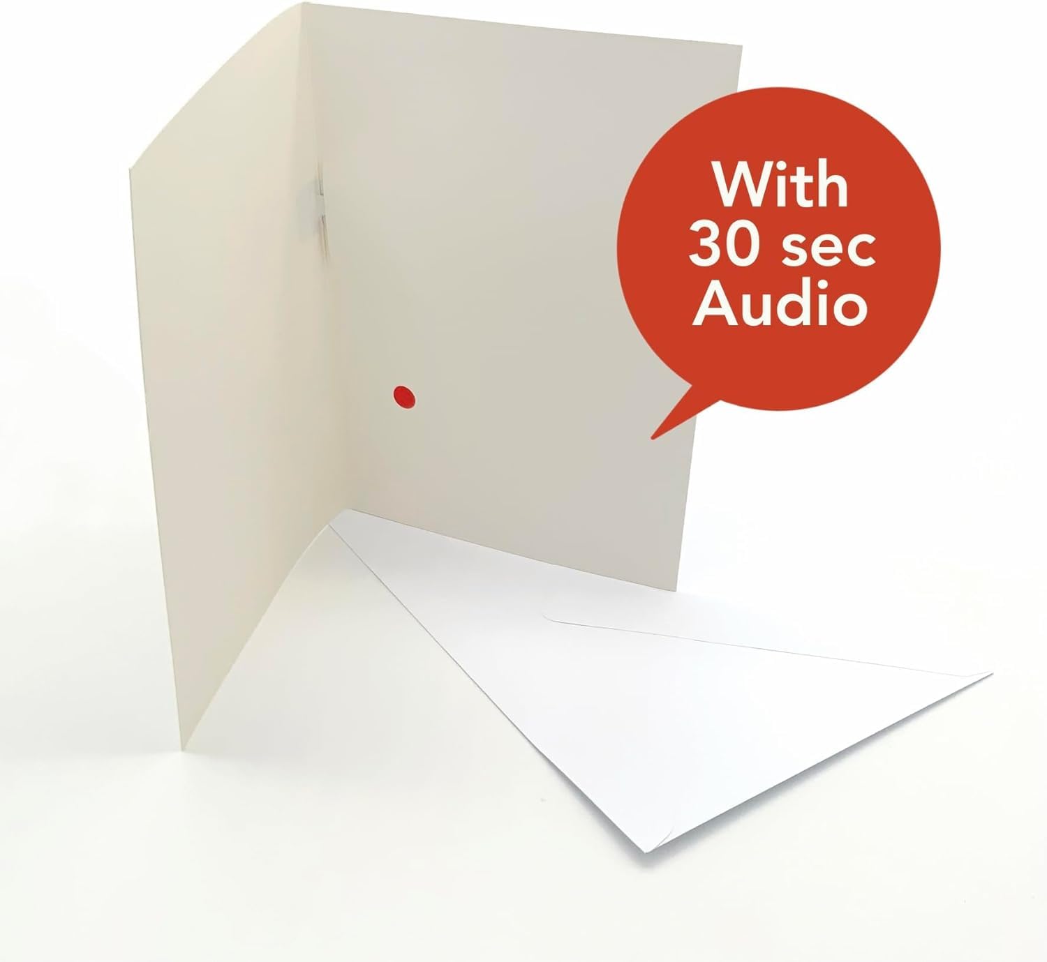Confezione da 4 schede audio mixtape registrabili con 30 secondi di voce o musica personalizzate. Perfetto per regali unici personalizzati. Facile da fare a casa, basta premere per registrare e aprire