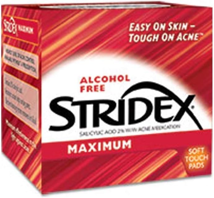 StridexSTRI-Dex Daily Care Pads Maximum Strength, 55 Count (Pack of 2)