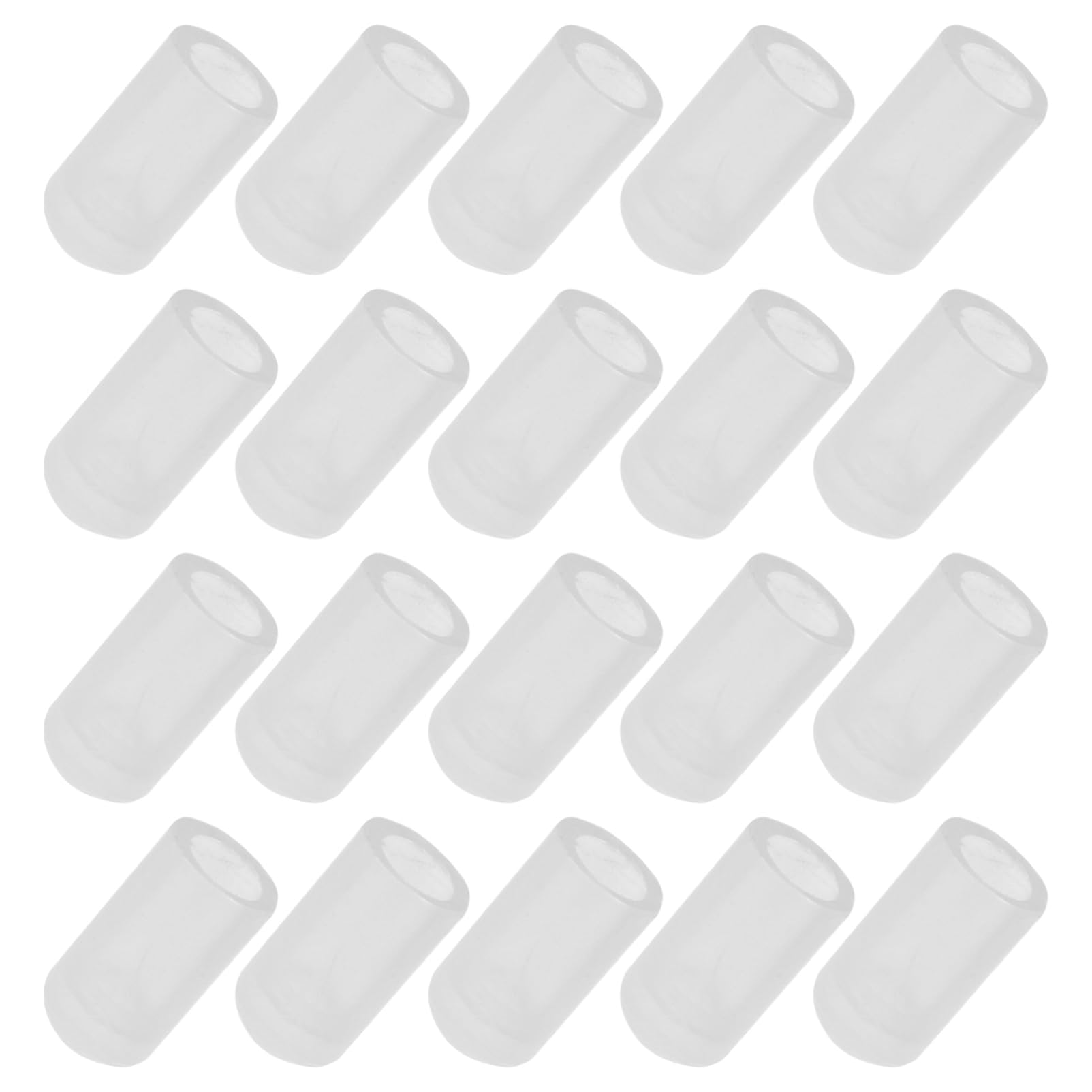 KONTONTY Kite Rod Cap Set 20pcs DIY Kite Parts Sturdy Plastic Covers for Boys and Girls Outdoor Activities