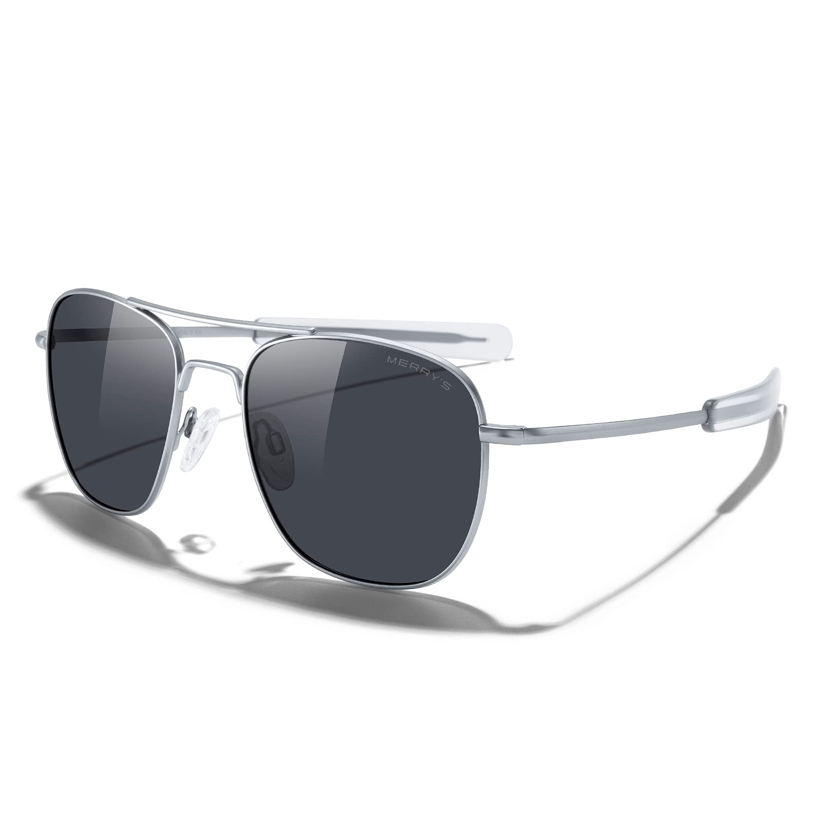 MERRY'S Classic Square Aviator Military Polarized S8636