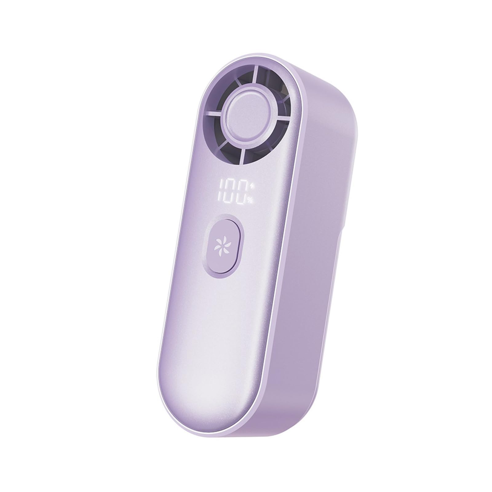 Uqezagpa Purple Strong Tabletop Fan With 2000Mah Capacity And Clear Display For Work And Outdoor Adventures Travel Usb Fan