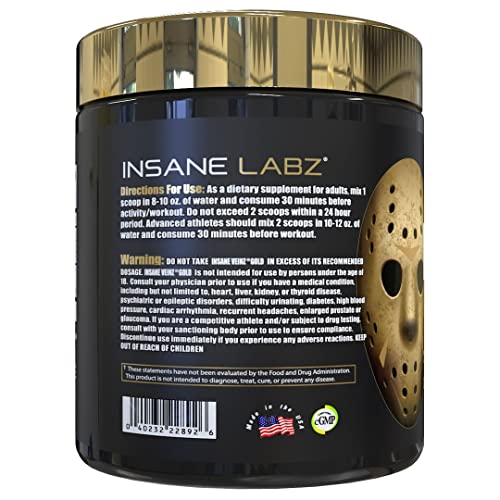 Insane Labz Insane Veinz Gold Pre-Workout