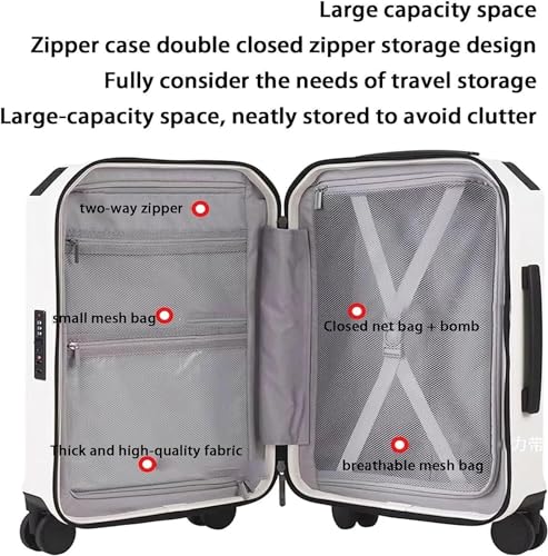 ANIIC Luggage Suitcases With Wheels Set Of 2 Suitcases Large Capacity Suitcases Multi-level Adjustment Lever Luggage Sets Suitcase Spinner Luggages (Color : C, Size : 20in+26in)2