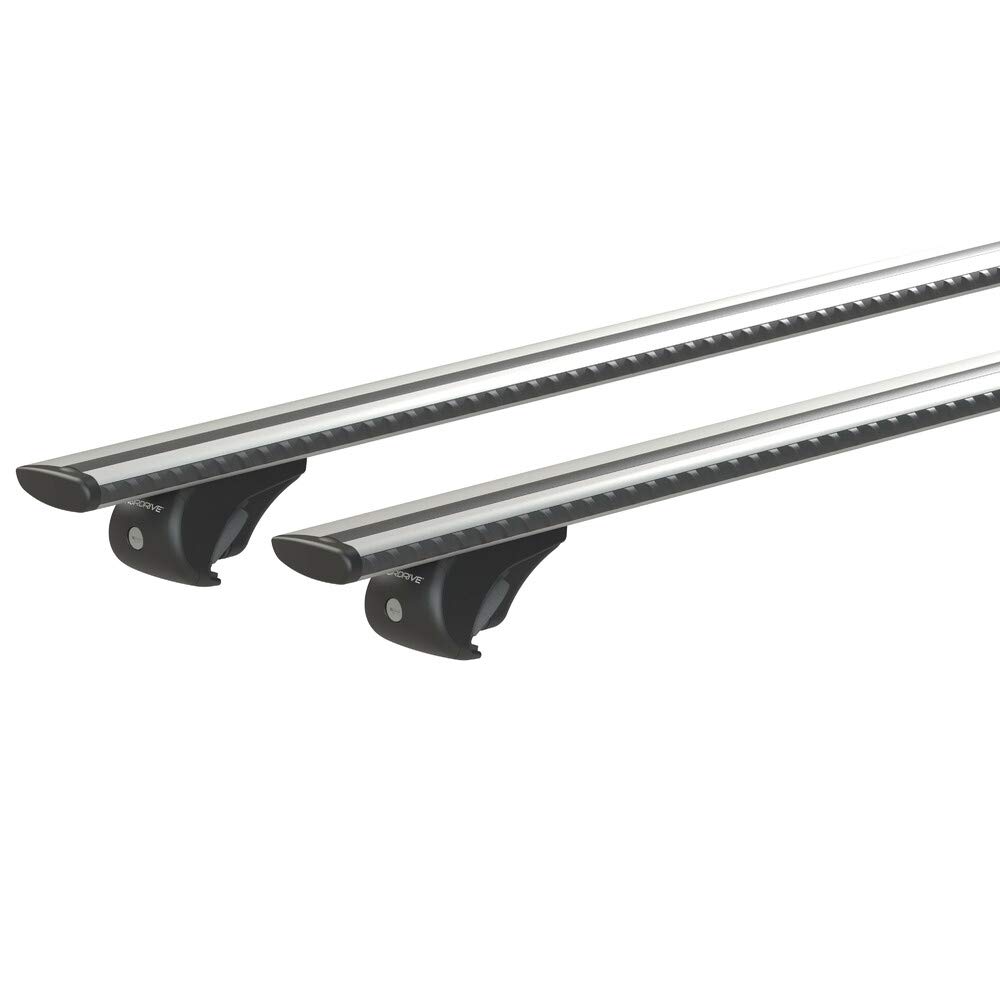 NORDRIVE N15096 Silenzio Rail, Set Completo Barre portatutto in Alluminio - L - Evos RA