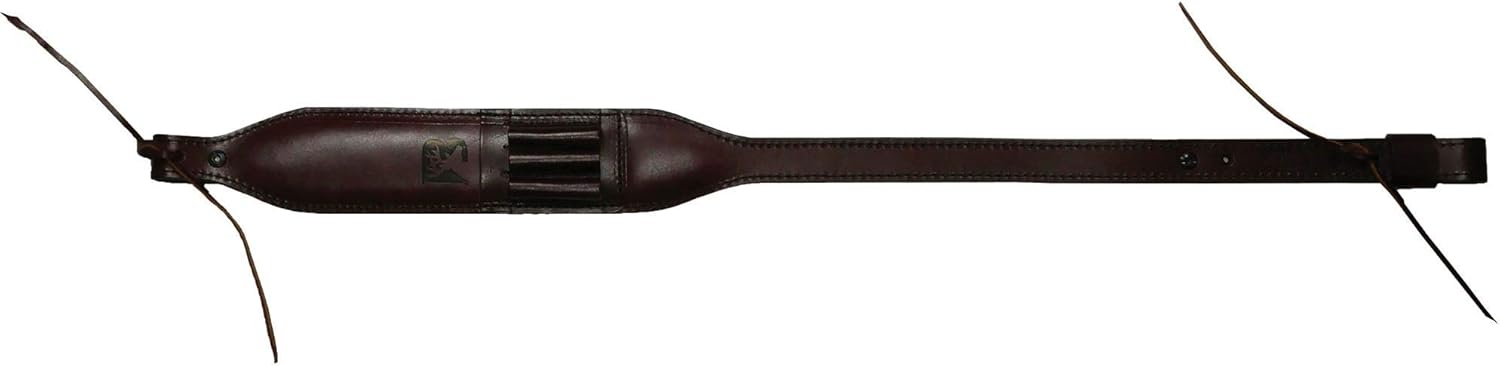 Leather Rifle Sling: Cimarron – Santa Fe Brown w/Loops