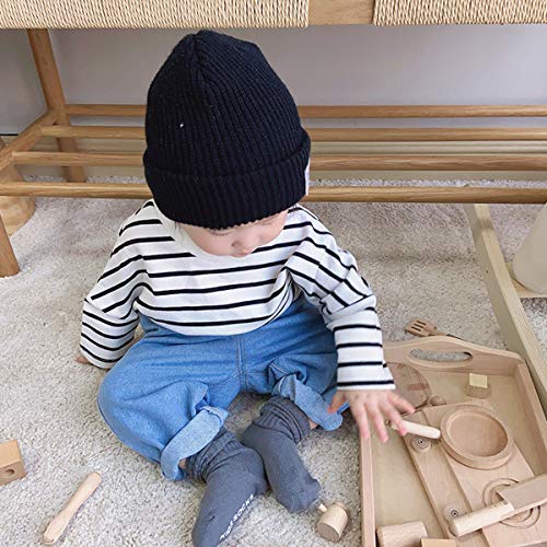 famuka Baby Soft Jeans Unisex Boy Girl Casual Pants Little Kids Long Trousers3