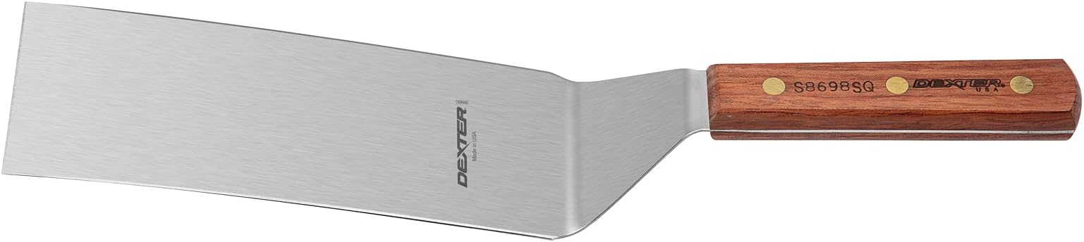 Dexter 8 x 3インチ ハンバーガーターナー スクエアエンド付き、ブラウン