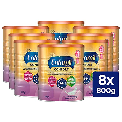 Enfamil Premium Confort Pack Fórmula para Bebés con Trastornos Digestivos - 8 latas x 800 g