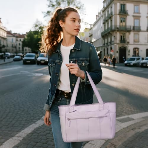 Bolso Tote para Mujer con Cierre, Ligero para Trabajo miniatura 3