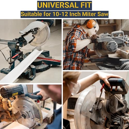Miter Saw Dust Hood with LED Light