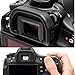 ChromLives Camera Eyepiece Eyecup Compatible with 18mm EB Replacement Viewfinder Protector Compatible with Canon EOS 80D 70D 60D 77D 50D Mark II 6D 6D Mark II 40D 30D 20D 20Da 10D 60Da A2 A2E D30 D60