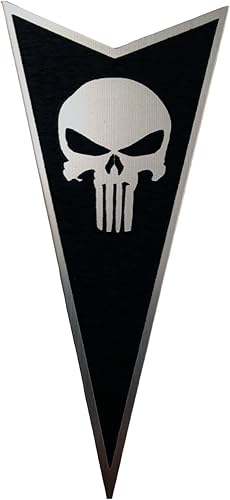 Pontiac G8 Insignia Delantera Emblema Punisher Negro
