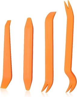 Outil de démontage Voiture 4 pièces Outil à Levier Ensemble de Voiture Panneau de Porte Outil de Garniture Cales Outil de Garniture intérieure pour l’enlèvement Panneau de Porte de Voiture et