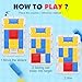 Super Slide Puzzle Games,STEM Toys IQ Puzzles Toy Learning Game,500+ Challenges Brain Teaser Puzzles,Birthday Gifts for Boys Girls,Toy Learning Games for Teens, Travel Toys