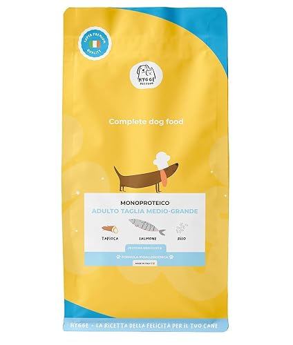 Pienso para perros medianos y grandes de salmón monoproteico, 2,5 kg