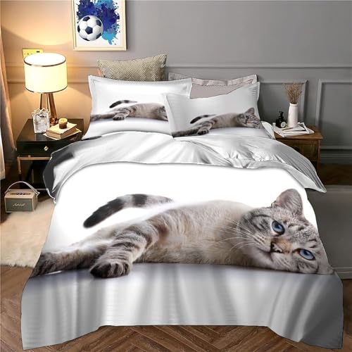 Parure de lit camouflage 260x220cm avec housse de couette en microfibre - 6