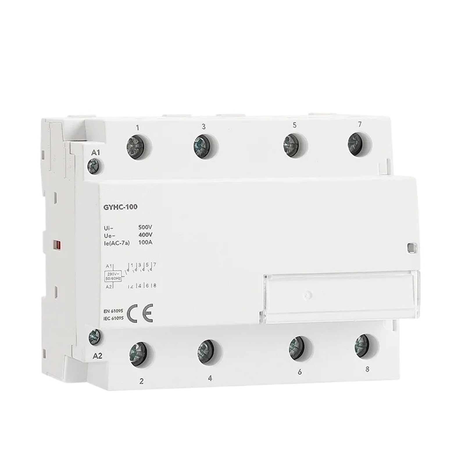 50/60 Hz stycznik modułowy AC 4P 100 A 230 V