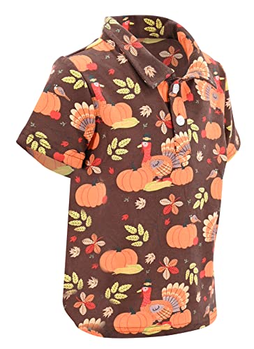 Image of Unique Baby Moisture Wicking Kids Polo Shirts for Toddler Boys Polo Shirt