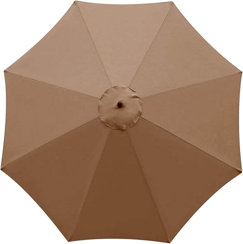 Miniatura 1 de ufehgfjh Paraguas de poliéster para patio al aire libre, sombrilla de poliéster y tela resistente a la lluvia, para patio, jardín, piscina