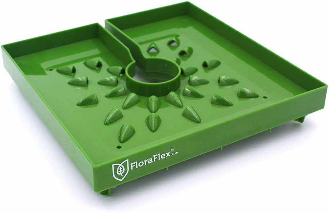 FF367 FloraCap Plastic Block Cover-8-Inch (Pack of 3), Green