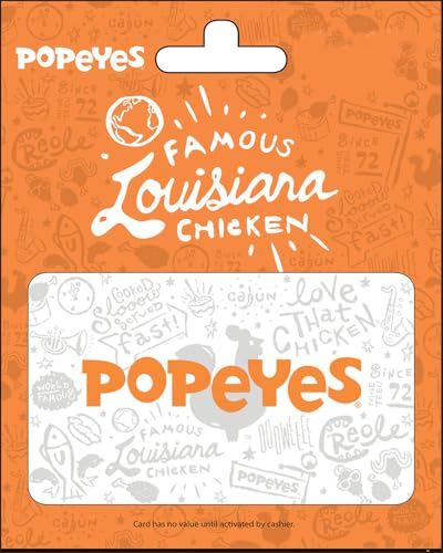 Image of Popeyes Physical Gift Card - $25