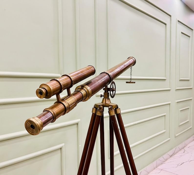 Nautical Vintage Brass Telescope Handmade