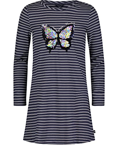 Nautica Girls' Long Sleeve Logo Design Knit T-Shirt Dress2