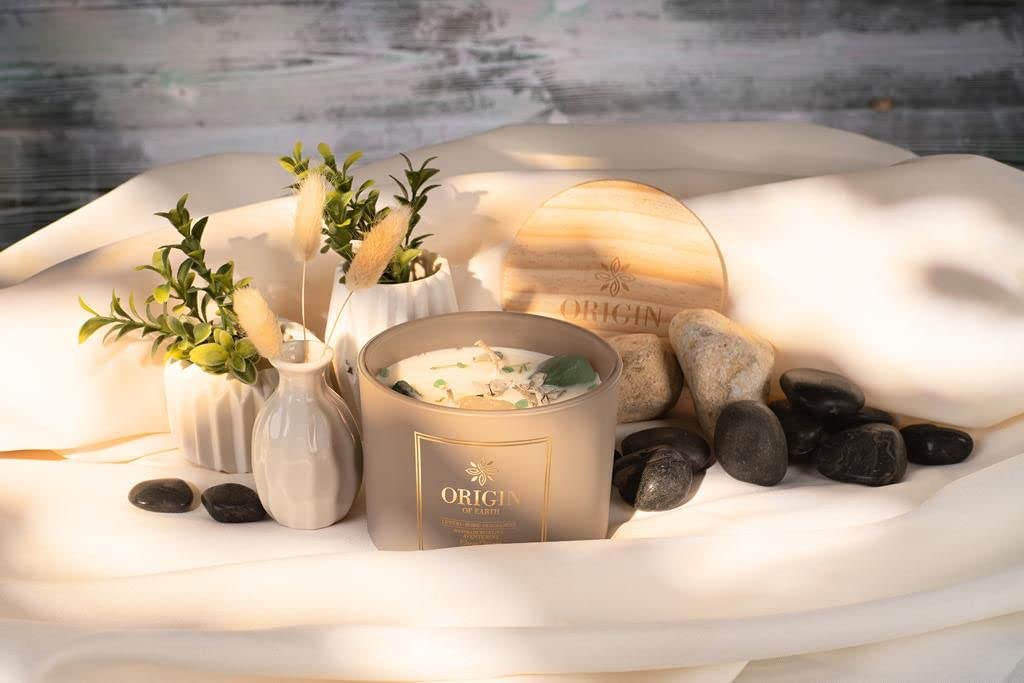 Vela aromática en tarro de cristal, vela de cera de soja natural para el hogar, 40 – 50 horas de tiempo de combustión, aroma de Greenworld, vela de vacaciones, velas perfumadas, 340 g