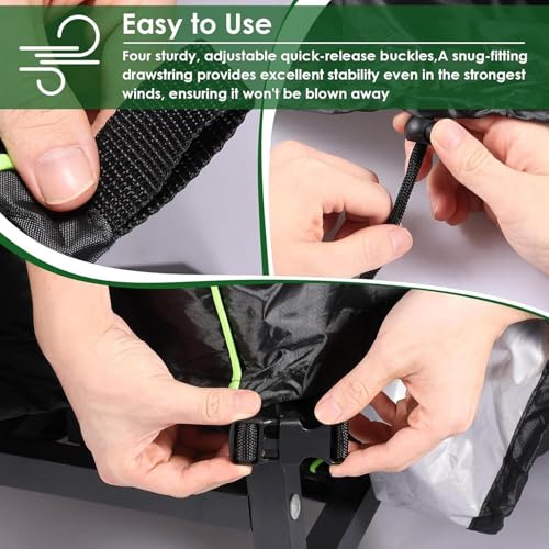 Protector contra el polvo para todo tipo de clima con capa impermeable para patio 8