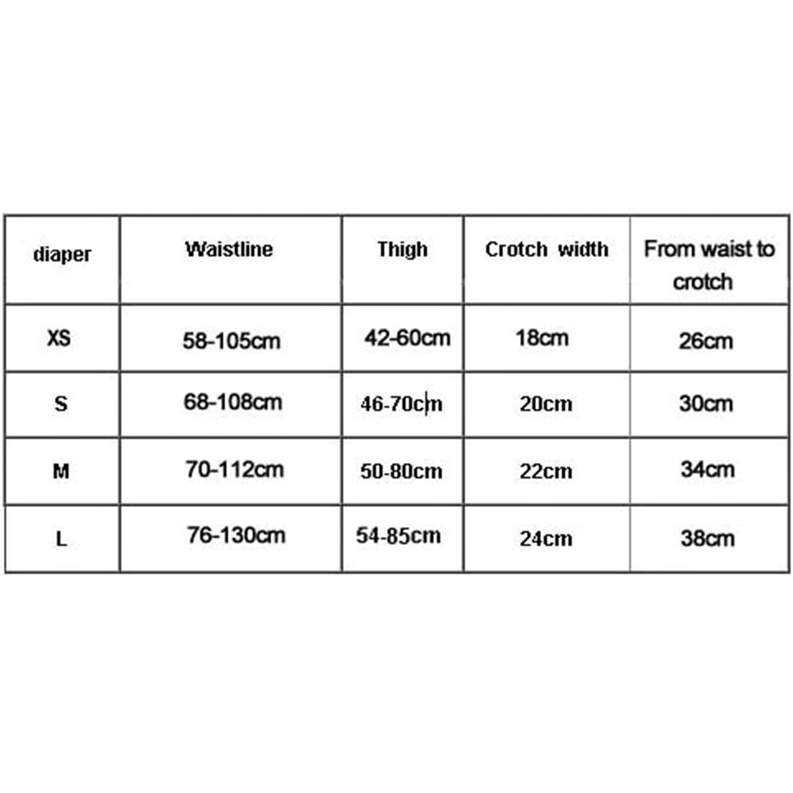 Washable Adult Diaper Cover Diaper Waterproof Large Size Incontinence Pant Cover Reusable Leak Proof Incontinence Underwear for Men, Women, Older Children and Teens