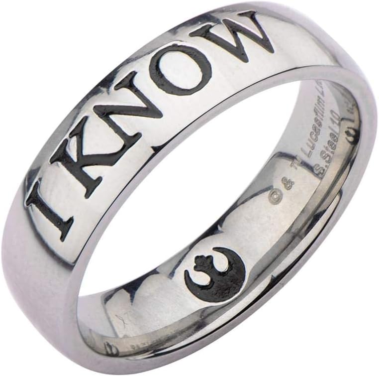 Star Wars I Know Stainless Steel Ring | Size 9