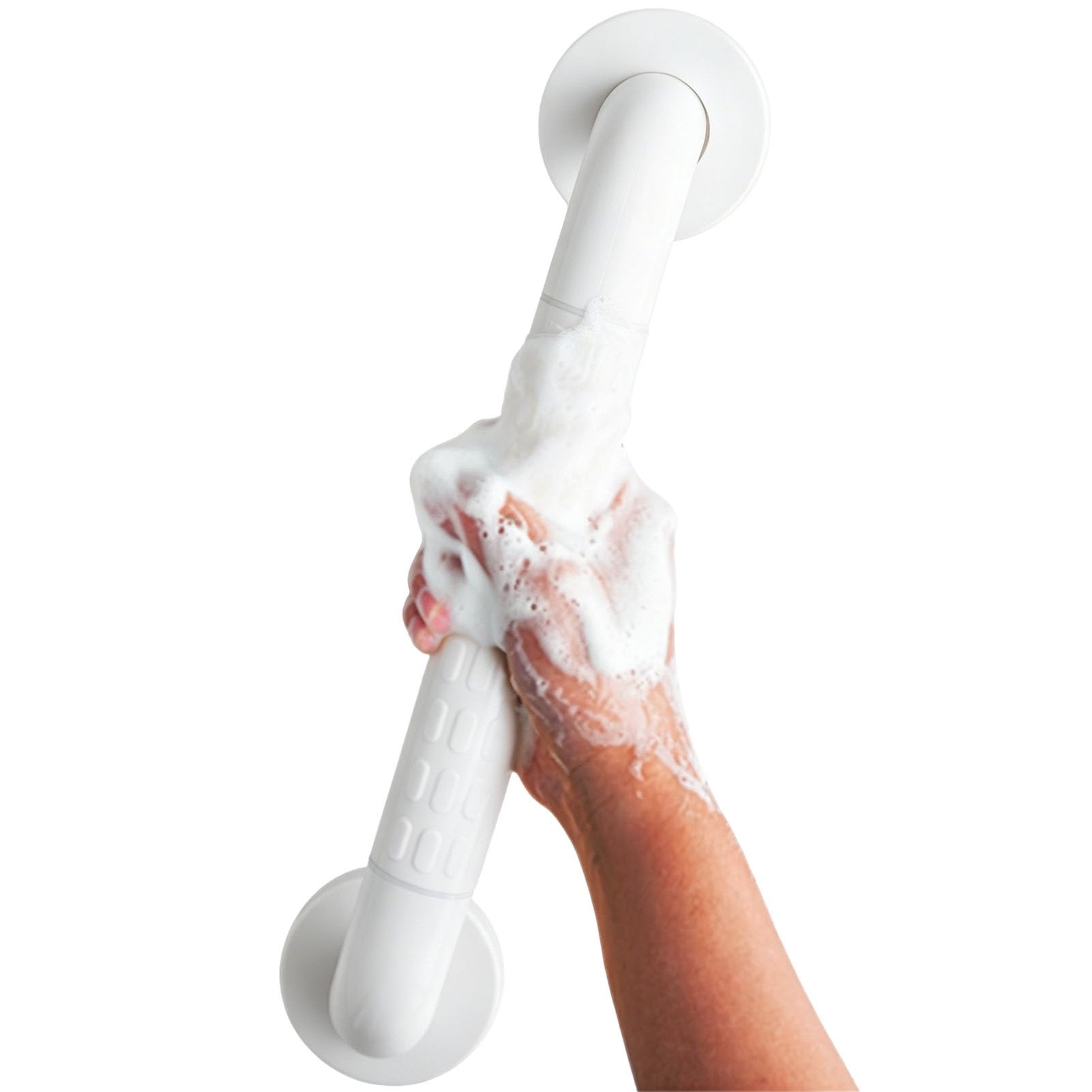 LMYSXAOZ Shower Grab Rails for Elderly Disabled, Towel Rack Bathroom Heavy-Duty 58cm 68cm 78cm Accessibility Support Handle Grip with Anti-Rotation Slot(B,58cm(22.83in))
