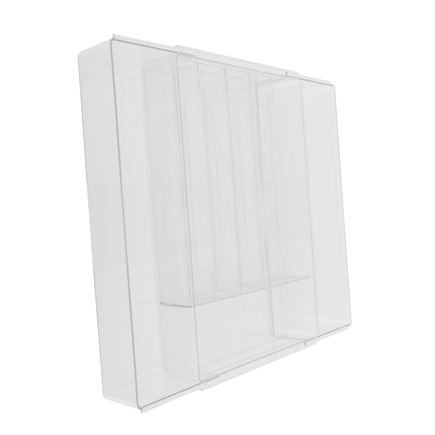 Gatuida Organiseur de Couverts Extensible pour Tiroir Plateau de Rangement Modulable Boîte de Rangement Multifonction pour Cuisine Salle de Bain et Bureau Transparent Moyen