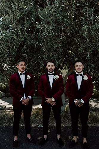 Men's Velvet Blazer Dark Green Jacket Slim Fit One Button Tuxedo Suit Blazer For Wedding Prom Dinner Party Christmas Jacket Big And Tall Size 54L #TOP3