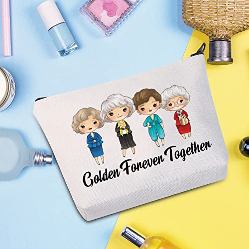 WZMPA Golden TV Show Fans Cosmetic Bag Golden Inspired Gift Golden Together Forever Makeup Zipper Pouch Bag for Women Girls Golden Together Forever - Image 3