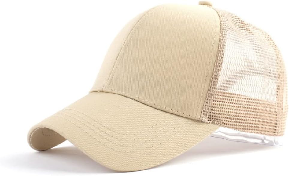 Baseball Cap Men Ponytail Hat Women Sun Sport Mesh Hip Hop