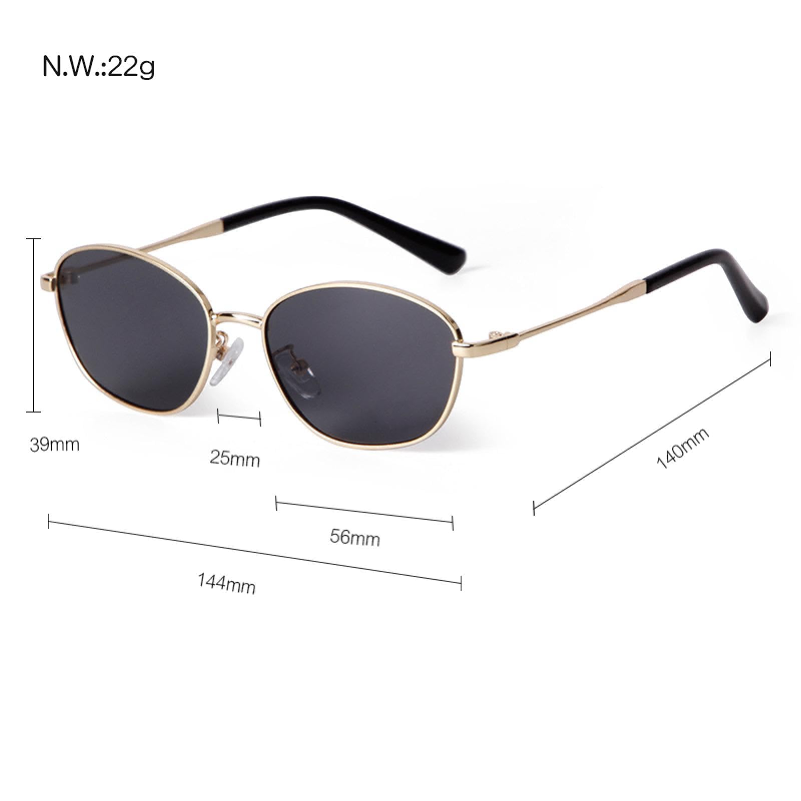 Kobiety Mężczyźni Okulary przeciwsłoneczne Vintage Owalne Modne Okulary przeciwsłoneczne Okulary przeciwsłoneczne Uv400 Okulary damskie (C4)