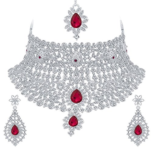 Sukkhi Wedding Collection Jewellery Sets for Women (White) (3143NADS2050)